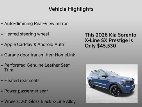 New 2026 Kia Sorento SX Prestige image 10