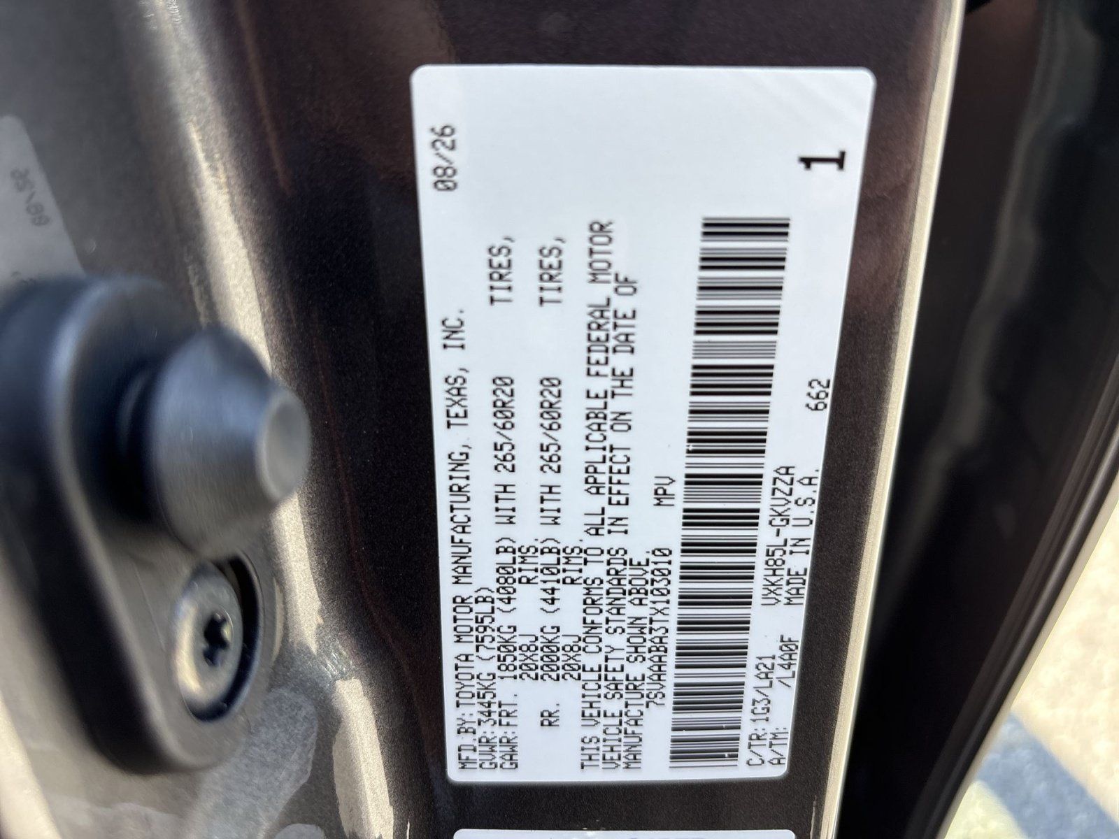 New 2026 Toyota Sequoia Platinum AWD/4WD image 30