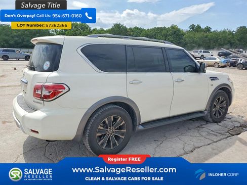 Used 2018 Nissan Armada Platinum w/ Captain Seat Package RWD image 4