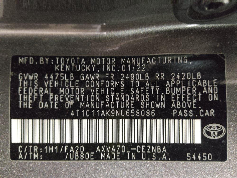 Used 2022 Toyota Camry LE FWD image 33