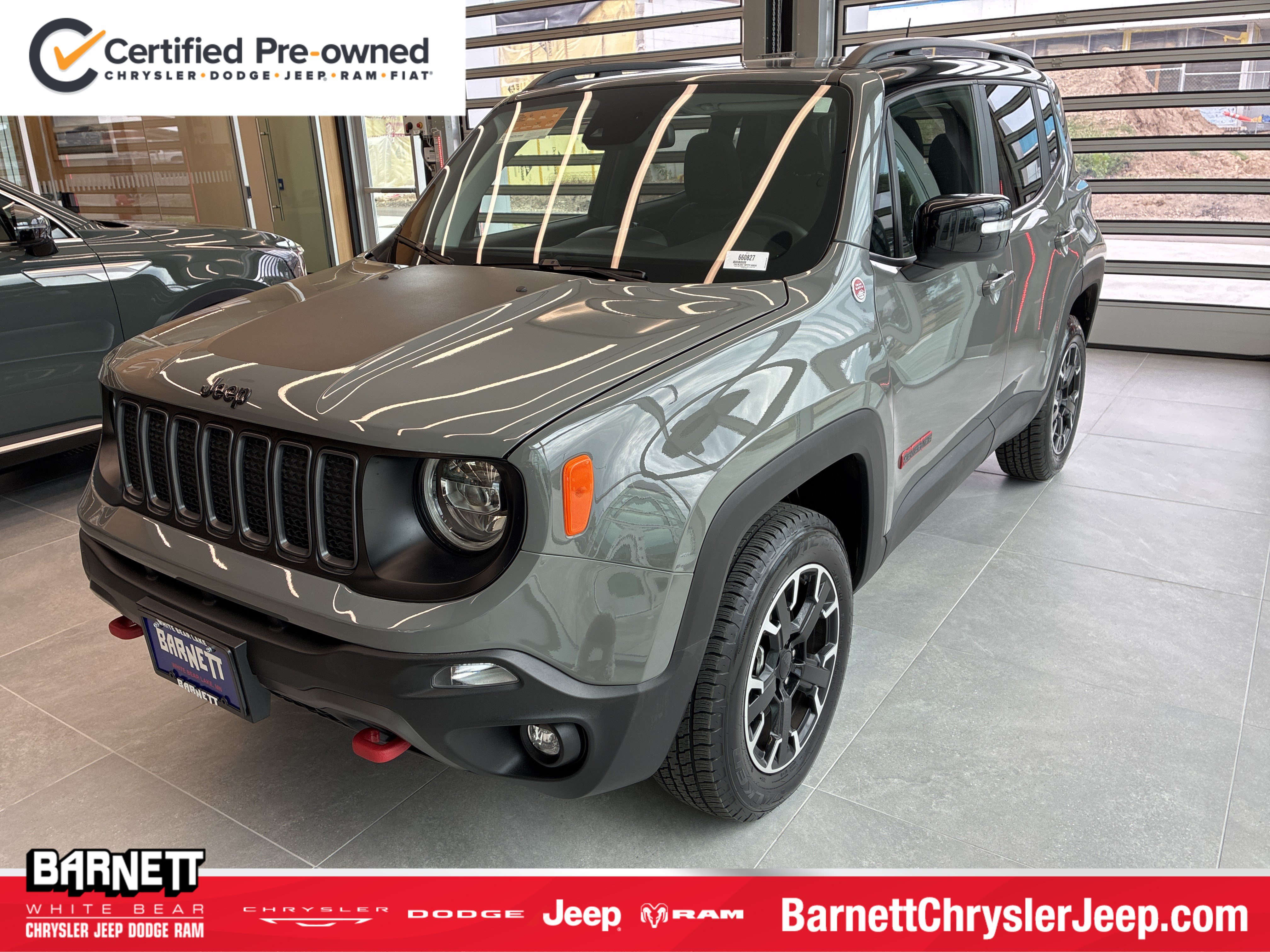 Certified 2023 Jeep Renegade Trailhawk w/ Sun/Sound Group AWD/4WD image 1
