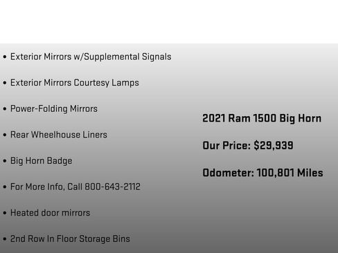 Used 2021 RAM 1500 Big Horn image 26