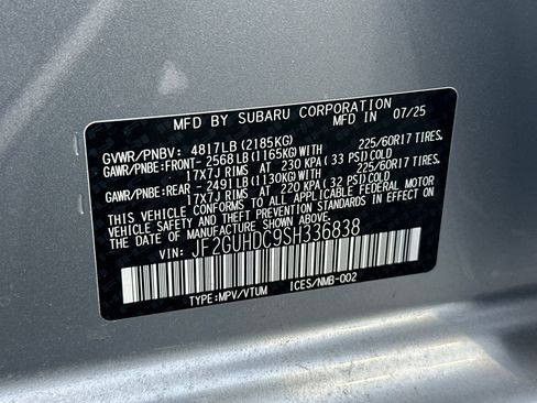 New 2025 Subaru Crosstrek 2.0i Premium image 27