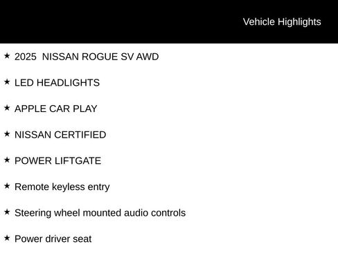 Certified 2025 Nissan Rogue SV AWD/4WD image 6