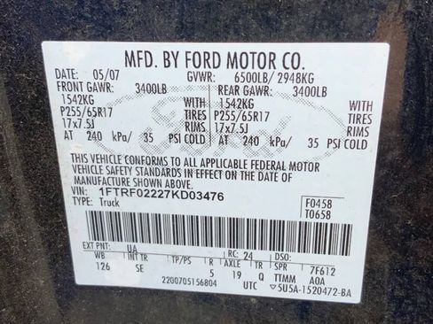 Used 2007 Ford F150 STX RWD image 24