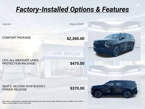 Used 2025 Chevrolet Tahoe RST w/ Comfort Package AWD/4WD image 3