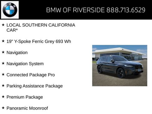 Used 2023 BMW X3 sDrive30i w/ Premium Package RWD image 15
