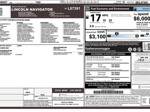 Used 2025 Lincoln Navigator Reserve AWD/4WD image 4