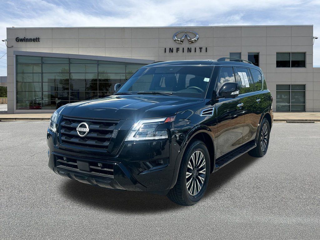 Used 2024 Nissan Armada SL w/ Midnight Edition Package RWD image 1