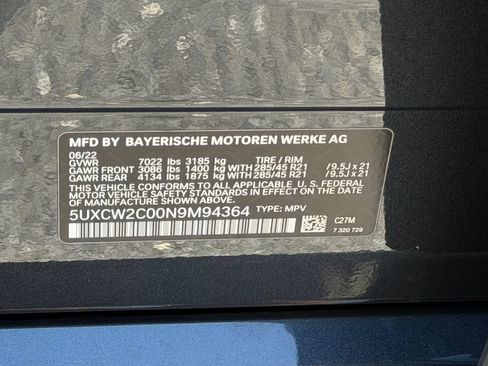 Used 2022 BMW X7 xDrive40i w/ Premium Package AWD/4WD image 9