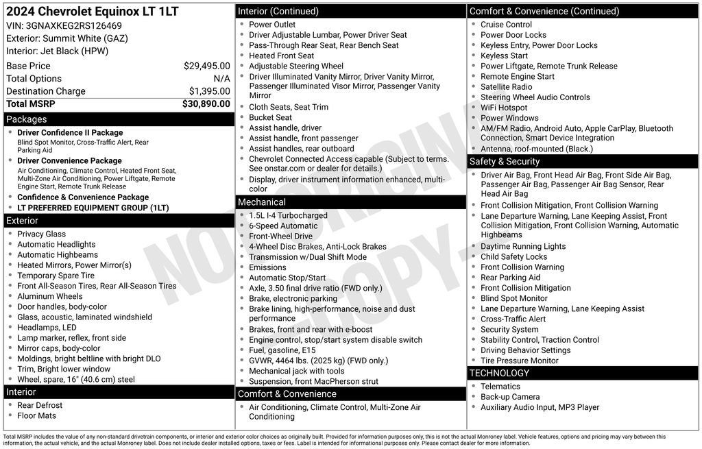 Used 2024 Chevrolet Equinox LT FWD image 9