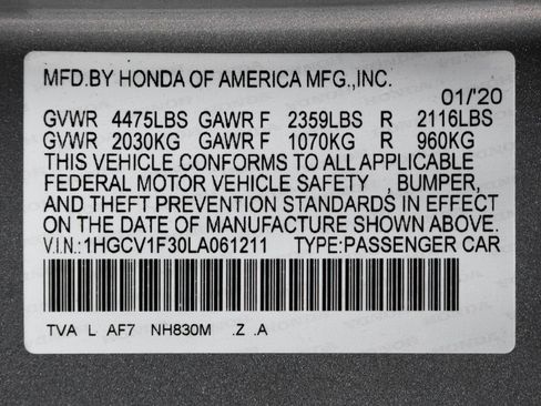 Used 2020 Honda Accord Sport image 59