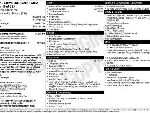Used 2021 GMC Sierra 1500 Denali w/ Denali Ultimate Package AWD/4WD image 4