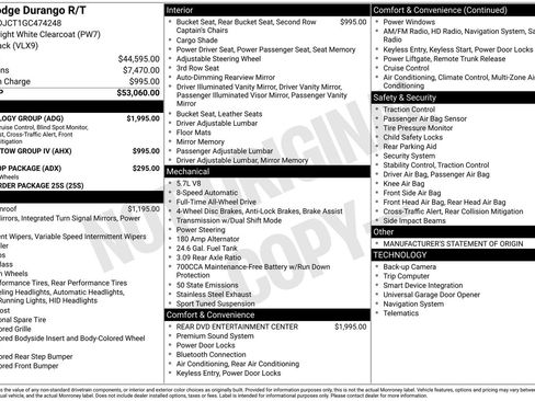 Used 2016 Dodge Durango R/T w/ Technology Group image 4