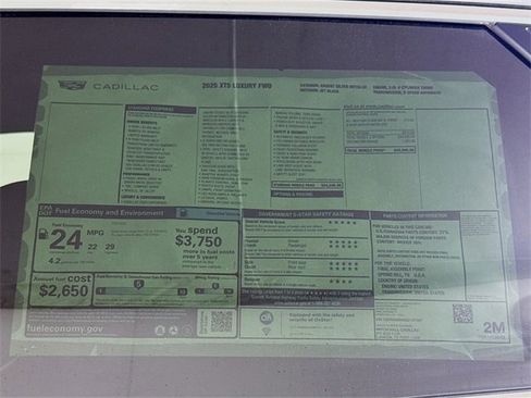 New 2025 Cadillac XT5 Luxury image 20