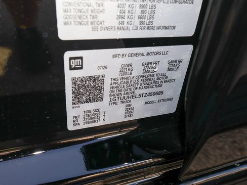 New 2026 GMC Sierra 1500 Denali Ultimate w/ LPO, Black Badging Package AWD/4WD image 39