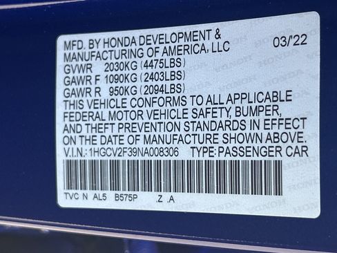 Used 2022 Honda Accord Sport image 36