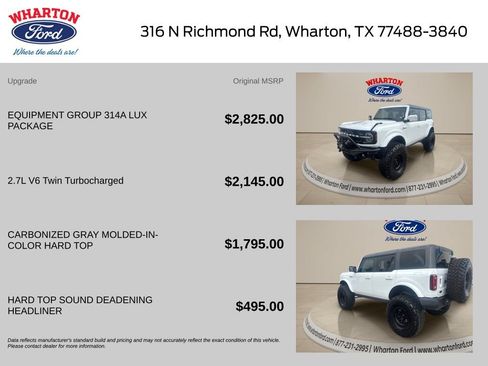 Used 2025 Ford Bronco Outer Banks AWD/4WD image 2