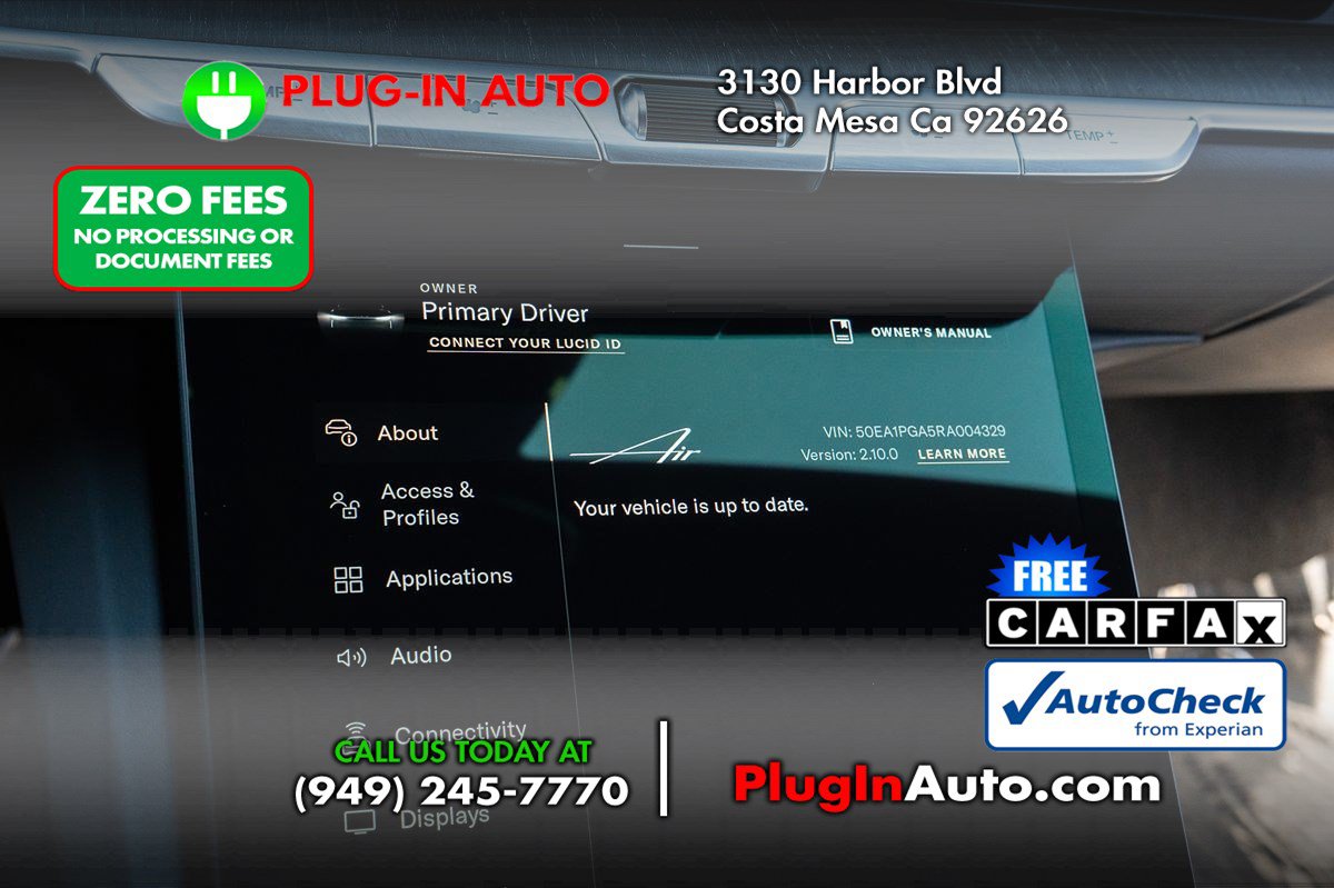 Used 2024 Lucid Air Pure RWD image 23
