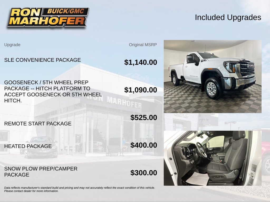 Used 2024 GMC Sierra 2500 SLE w/ SLE Convenience Package AWD/4WD image 6