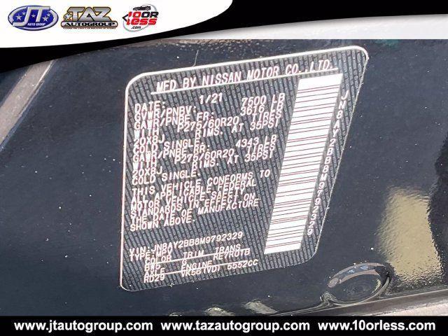 Used 2021 Nissan Armada SL w/ Captain's Chairs Package AWD/4WD image 23