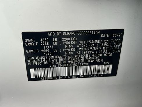 Used 2024 Subaru Outback Premium image 31