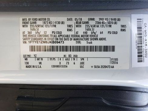 Used 2018 Ford Transit 150 130 Low Roof RWD image 25