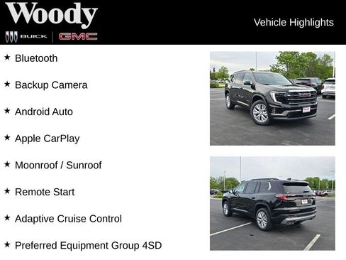 New 2026 GMC Acadia Elevation w/ Elevation Premium Package AWD/4WD image 3
