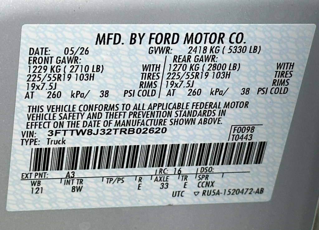 New 2026 Ford Maverick XLT w/ Equipment Group 301A AWD/4WD image 43