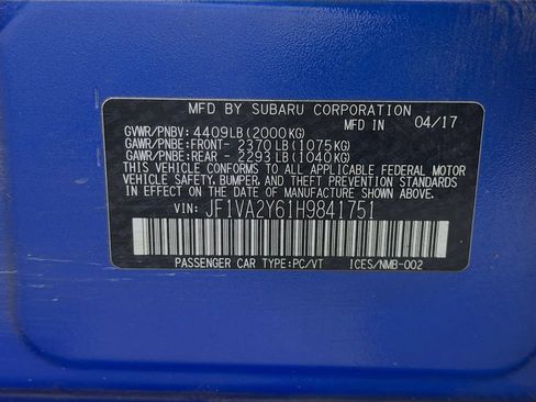 Used 2017 Subaru WRX STI Limited AWD/4WD image 32