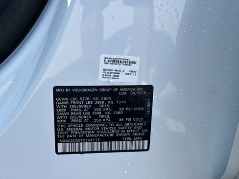 New 2026 Volkswagen Atlas Cross Sport SEL R-Line AWD/4WD image 37