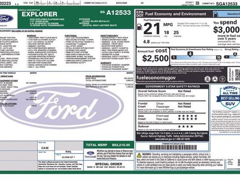 Used 2025 Ford Explorer Platinum w/ Ultimate Package image 6