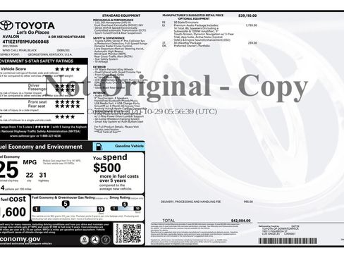 Used 2021 Toyota Avalon XSE image 53