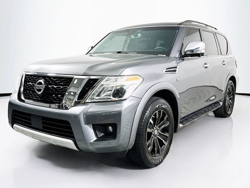 Used 2017 Nissan Armada Platinum w/ Captain Seat Package RWD image 1