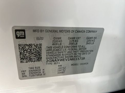 Used 2022 Chevrolet Equinox RS w/ RS Leather Package AWD/4WD image 29