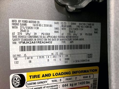 Used 2024 Ford Expedition Max Limited AWD/4WD image 44