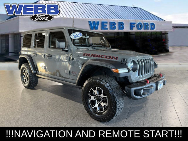 Used 2022 Jeep Wrangler Unlimited Rubicon w/ Steel Bumper Group AWD/4WD image 1