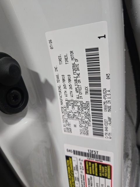 New 2026 Toyota Tundra SR5 w/ TRD Rally Package AWD/4WD image 12