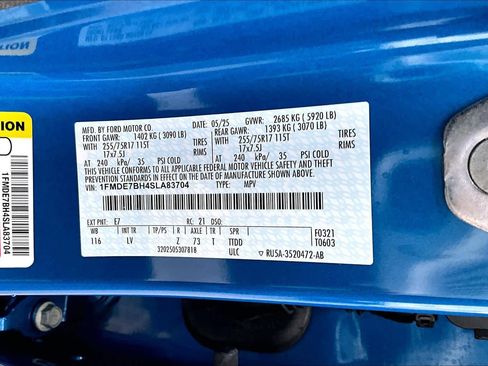 Certified 2025 Ford Bronco Big Bend AWD/4WD image 34
