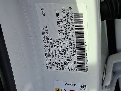 Certified 2025 Honda Accord Touring image 28