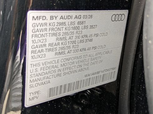 New 2026 Audi SQ8 Premium Plus AWD/4WD image 17
