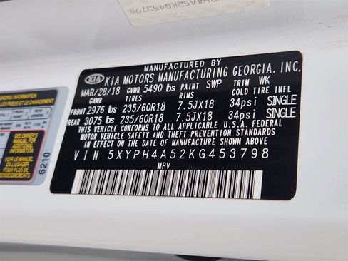 Used 2019 Kia Sorento EX image 30