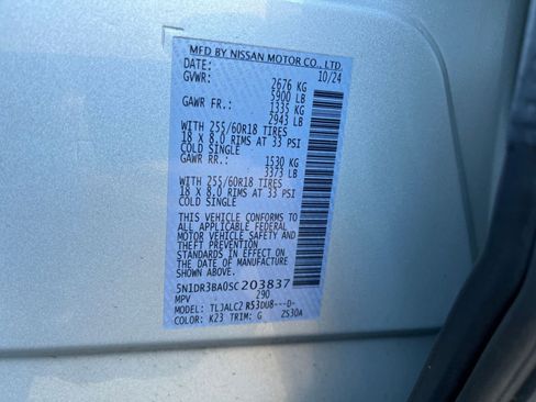 Used 2025 Nissan Pathfinder SV image 32