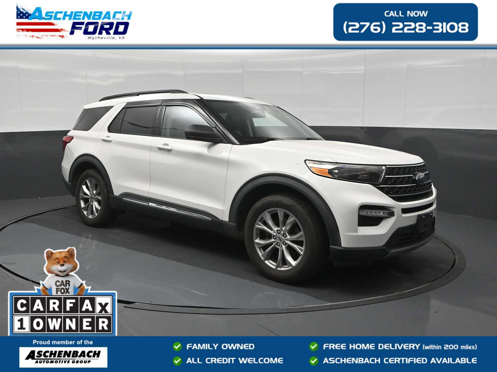 Used 2020 Ford Explorer XLT w/ Equipment Group 202A AWD/4WD image 1