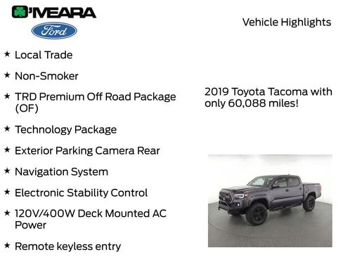 Used 2019 Toyota Tacoma TRD Off-Road AWD/4WD image 8