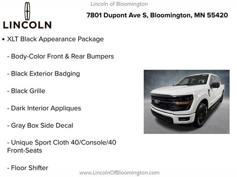 Used 2024 Ford F150 XLT w/ Equipment Group 302A MID AWD/4WD image 5