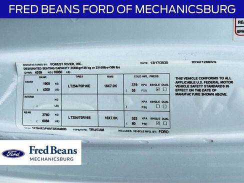 New 2026 Ford E-350 and Econoline 350 Super Duty w/ Power Equipment Group RWD image 27