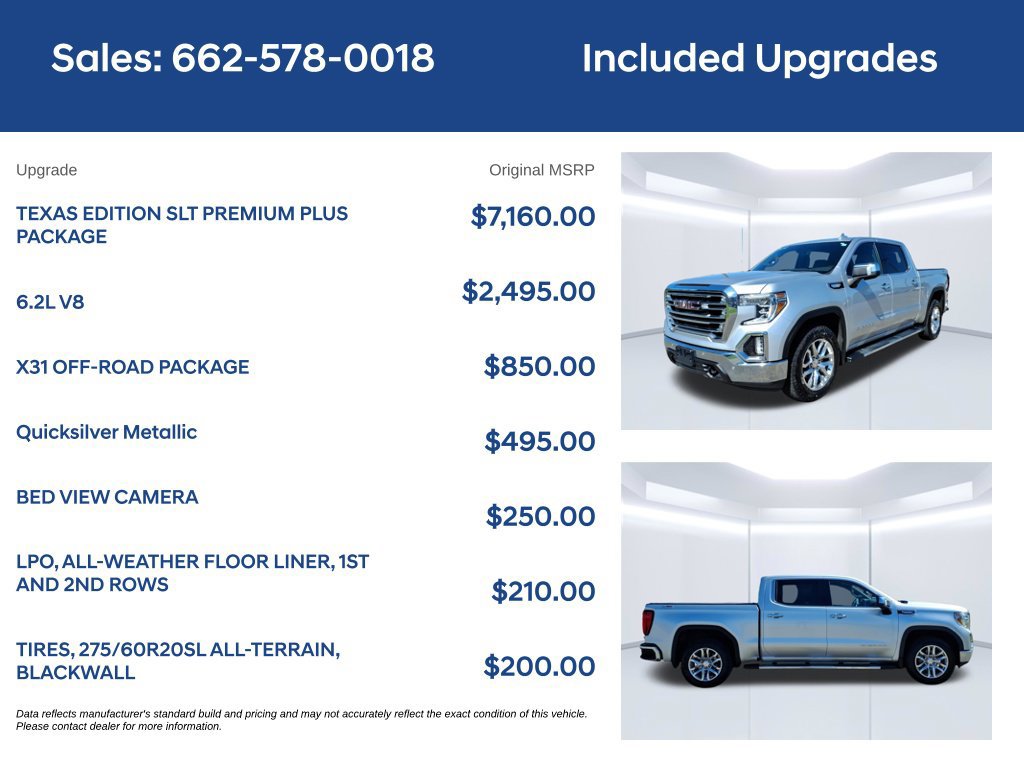 Used 2020 GMC Sierra 1500 SLT AWD/4WD image 9