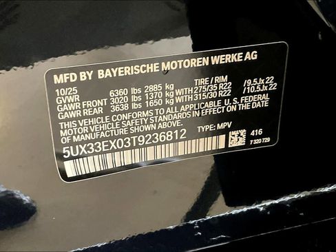 New 2026 BMW X6 xDrive40i w/ Climate Comfort Package image 18