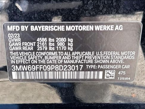 Used 2023 BMW 330i Sedan w/ M Sport Package RWD image 20